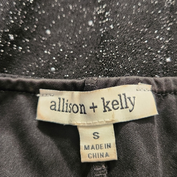 Dillard's Elegant Black Feather Trim Dress size small - Picture 6 of 6